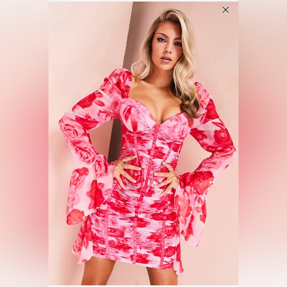 ASOS luxe design corset dress